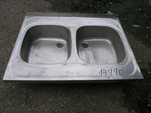 Výlisek dvoudřez 800x600 2x dřez 330x360x140 prolamovaná deska ZL
