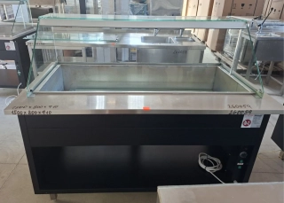 260059 Výdejní vana s dechovou clonou 1500x800x910 4xGN 1/1